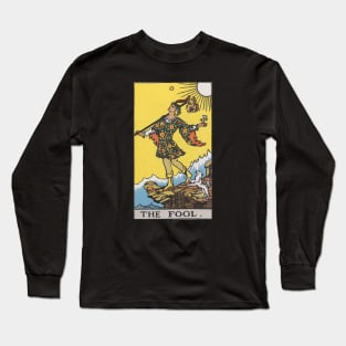 Tarot Deck - Major Arcana - The Fool Long Sleeve T-Shirt